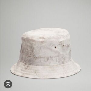 Lululemon On My Level Bucket Hat Marble/Tie Dye White Gray